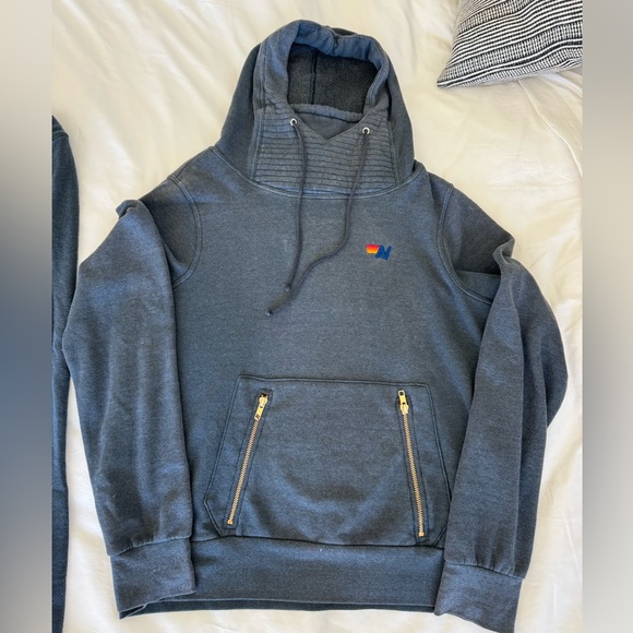 Aviator Nation matching set. Hoodie is the “ninja” style. Sweats are low rise - Picture 3 of 4